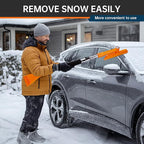 REALYOU 49.2" Snow Brush & Ice Scraper for Car Windshield, Upgraded Extendable Snow Brush with 360° Pivoting Brush Head and Foam Grip for Car Auto Truck SUV