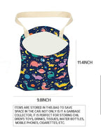Car Trash Can, Durable Hanging Car Trash Garbage Bag, Cute Automotive Garbage Cans Organizer, Cute Colorful Dinosaur