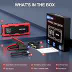 7000A Jump Starter with Air Compressor, 21800mAh 150PSI Portable Car Battery Jump Starter (All Gas/16L Diesel), 12V
