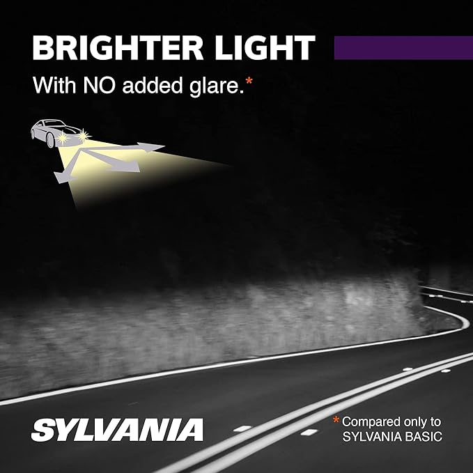 SYLVANIA - 9006 XtraVision Halogen Headlight Bulb - High-Performance Car Headlight - Replacement Halogen Light - For Automoti