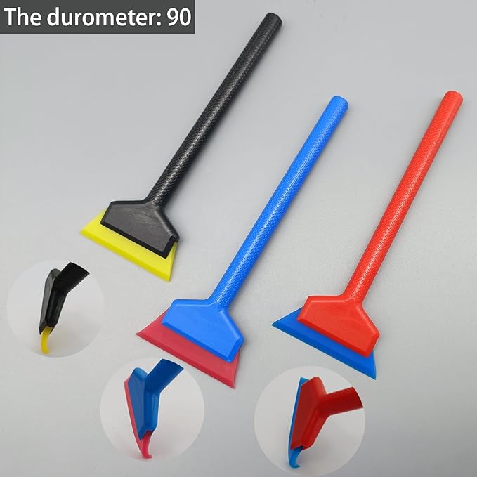 3 in 1 Window Tint Squeegee Kit - Mini Squeegee Tinting Tools for Car Quarter Window Film Installation