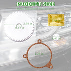 Headlight Motor Repair Gear Kit Upgrade Compatible with 1988-1996 Chevrolet Corvette Including Gears Sealing Grease Packet Ge