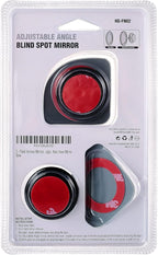Verivue 2.5-Inch Fan-Shaped Blind Spot Mirrors for Cars, Universal Fit, HD Convex Wide Angle, Stick-On Frameless Side Mirror 