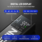 LEXIN P5 Tire Inflator Portable Air Compressor, 150PSI Electric Air Pump for Car Tires, 5000mAh Rechargeable Tire Inflator with Digital Pressure Gauge & Auto Shut-Off for Car, Motorcycle, Bike & Balls
