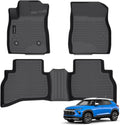 All Weather Floor Mats Fit for Chevrolet Chevy Trailblazer AWD 2021-2025 2026 TPE Rubber Liners Trailblazer AWD 2021-2025 2026 Accessories Set All Season Guard Odorless Anti-Slip Floor Mats