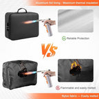 5200°F Fireproof Document Bag with Lock - Mondoshop Heat-Insulated Fireproof Document Box, Important Document Organizer, Port