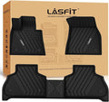 LASFIT Floor Mats Fit for BMW X5 New 2019-2025 2026 All Weather Floor Liners Custom Fit TPE Mat Front & Rear Rows Car Mat Full Set for 50i M50i M 45e 50e 40i M60i(Only for 5 Passengers), Black