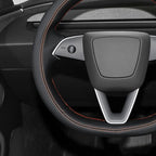 MEWANT DIY Stitching 3D Style Steering Wheel Cover Wrap for Tesla Model 3 Highland 2023-2025/Model Y 2025 Highland for Tesla Model 3/Model Y Accessories(3D Style)