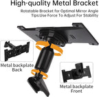 Dash Cam Mirror Mount, Rear View Mirror Dash Cam Mount Back Plate Panel Kit for 5.5" - 12" Rearview Mirror Dash Cams