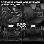 CAR PASS Waterproof Car Seat Covers Full Set,Neoprene Wetsuit, All-Weather Non-Slip Durable, Universal Fit for SUV, Sedans, T