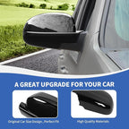 RAZPOY Rearview Mirror Cover Side Mirror Shell Trim Compatible with Chevy Silverado & Suburban & Tahoe & GMC-Yukon & GMC-Sierra & Cadillac Escalade 2007-2013, Black