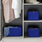 3-Pack Small Storage Baskets for Organizing | Woven Shelf Toy Basket | Rope Baskets for Gifts Empty | Closet Organizer Bins w