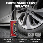 LOKITHOR JP400 Jump Starter with Air Compressor, 2500A 12V Portable Car Battery Booster Pack (8.5L Gas/6.5L Diesel) with