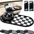 3-in-1 Anti Slip Mat for Car Dashboard, Multifunction Car Anti Slip Mat Phone Holder with Temporary Parking Number, Large Uni