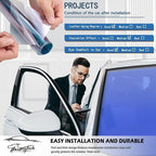 XhuangTech Car Tints for Window, 70% VLT Blue Window Tint for Cars, Front Windshield Tint UV Heat Blocking, One Way Privacy Window Film Chameleon Blue (59.84" in x 98.43‘ Ft)