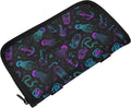 Car Tissue Holder Car Visor Organizer Tissue Box Holder for Car Sun Visor Organizer with Car Vehicle Accessories Essentials Interior for Women Men Black Jellyfish Anchor Skateboard Neon