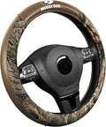 Mossy Oak Camo Steering Wheel Cover, Durable Grip Car Steering Cover, Universal Fit 14.5"–15.5" - Made with Premium Beige PVC