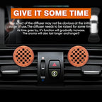 Essential Oil Car Diffuser, 2 PCS Checkered Car Aromatherapy Chequerboard Wood Diffuser with Vent Clip