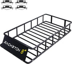 74”x39”x8” Roof Cargo Rack for SUV Car Trucks,Heavy Duty Cargo Basket Anti-Rust Top Luggage Rack