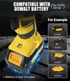 AVID POWER Tire Inflator (Battery Not Included), Compatible with DeWalt 20V Max Batteries of DCB Series, Not for Avid Power Batteries, Portable Air Compressor, Air Pump for Car, bike, ball