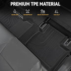 Floor Mats for Toyota Camry 2025-2026, All Weather Floor Mats Trunk Cargo Liner and Door Sill Guards Accessories, Full Coverage Set
