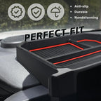 Muslogy Dashboard Storage Box for 2024 2025 2026 Tacoma & 2025 2026 4Runner Accessories Center Console Organizer w/ 8-inch Screen for SR SR5 TRD PreRunner TRD Sport Off-Road Pro Trailhunter (Red)