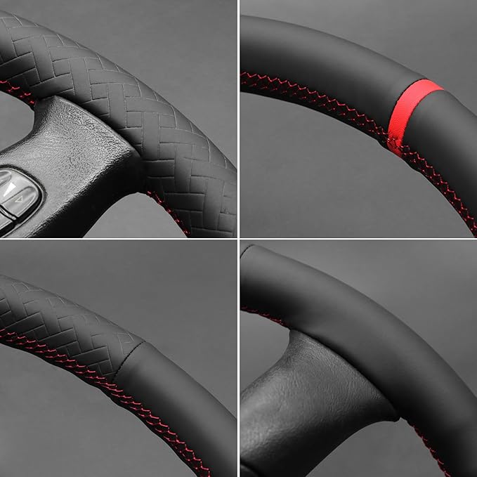 MEWANT Steering Wheel Cover for Chevy Silverado 1500/2500 / 3500 2003-2006 / Silverado 1500 2500HD 3500 Classic/Trailblazer Hand-Stitched Microfiber Leather Steering Wheel Wrap