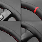 MEWANT Steering Wheel Cover for Chevy Silverado 1500/2500 / 3500 2003-2006 / Silverado 1500 2500HD 3500 Classic/Trailblazer Hand-Stitched Microfiber Leather Steering Wheel Wrap