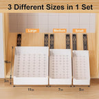 Delamu 3 Pack Drawers + 2 Sets of 3-Tier Under Sink Organizers