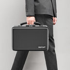 ENGPOW Fireproof Money Box, Small Hard Case Fireproof Box with Fireproof Zipper ＆ Lock, 6400°F Heat Insulated Fireproof Water