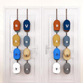 HapiRm Over Door Hat Rack - 4 Packs Metal Hanging Hat Organizer with 16 Hooks Design, Baseball Cap Hanger Organizer Storage H
