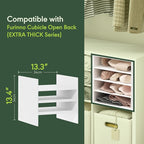 Furinno Cubicle Cube Insert, 3-Shelf Cube Organizer, Fits into Furinno Extra Thick Cubes, for Organizers and Storage, White (