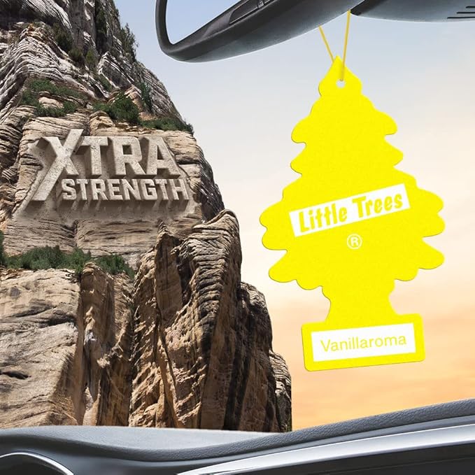LITTLE TREES Car Air Freshener | Xtra Strength Provides Long-Lasting Scent for Auto or Home | Extra Boost of Fragrance | Vani
