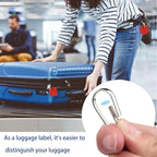 KAKAMINA 100 Pcs Colored Key Tags Plastic Hanging Tags with Metal Snap Hooks, Tags for Slotted Key Cabinets Boxes Lockers for