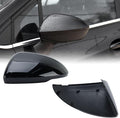 Left Driver Side Mirror Cover Caps Compatible with Chevrolet Chevy Cruze 2017 2018 2019 Replacement Rear view Mirrors Trim (Bright Black)