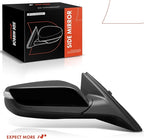 A-Premium Passenger Side Power Door Mirror - Compatible with Chevrolet Malibu 2016 2017 2018 2019 - Heated Manual Folding Bla