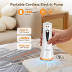 Vacuum Storage Bags for Travel with Rechargeable Air Pump, 12 Pack Space Saver Bags for Clothing, Luggage & Suitcase Compress