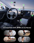 Magnetic Phone Charging Holder Mount for Magsafe Car Mount Charger, 15W Fast Charger Wireless [108+LBS Suction & 3800gf Magnetic], 360° Vacuum Magnetic Phone Holder for iPhone 17 Pro Max Air 16-12