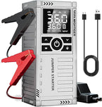 Car Battery Jump Starter with Air Compressor - 2500mAh*4 150PSI Portable Car Jump Starters (Gas4.5L/3.5L Diesel) with Tire