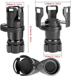 Cup Holder Expander for car, 2 in 1 Multifunctional Car Cup Holder Extender Adapter,with Adjustable Base,Compatible with Hydr