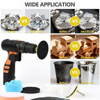 193Pcs 2 Inch Polishing Kit Hook and Loop Sanding Discs, Headlight Restoration Kit - 80 to 10000 Grits Wet Dry Sandpaper Buff
