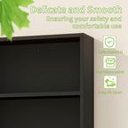 Medicine Cabinet, Wooden Bathroom Wall Cabinet with 2 Doors, Adjustable Shelves & Towel Bar, Over Toilet Storage Cabinet Wall