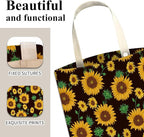 Car Trash Can, Cute Car Trash Bag, Hanging Car Organizer and Storage Bag, Trash Bin for Car Accessories, Vehicle, Travelling, Camping Cute Sunflower