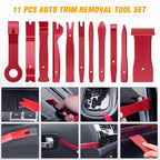 GOOACC 238Pcs Trim Removal Tool, Auto Push Pin Bumper Retainer Clip Set Fastener Terminal Remover Tool Adhesive Cable Clips P