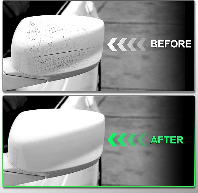 White Driver Side Mirror Cover Rear View Mirror Cap Compatible with 8th Gen Accord Sedan 2008 2009 2010 2011 2012