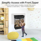 Pegboard Baskets,Pegboard Wall Organizer with Take and Go Design,Extra Large (26*18*11 Inches) Mesh Peg Board Organizer Acces