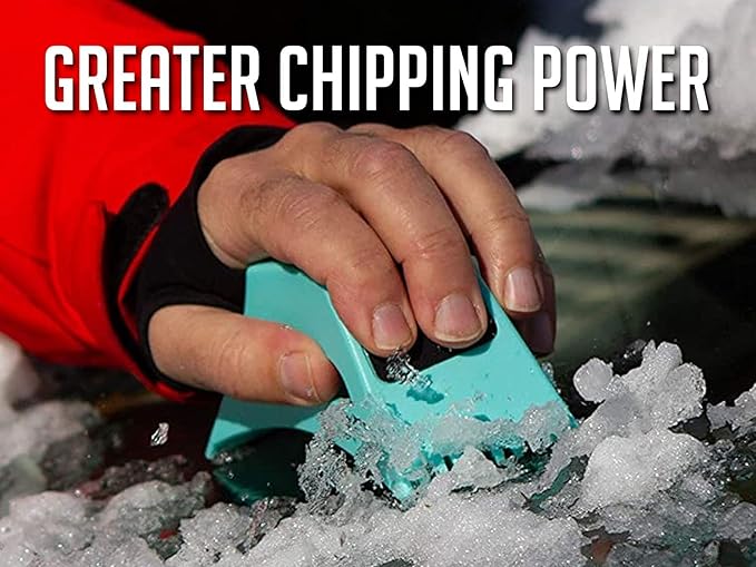 The Better Ice Scraper for Car Windshield | Fast, Efficient, Ergonomic | Magically Remove Ice and Frost from Auto Window | Patented Shape Shifting Technology | Durable Brass Edge | Compact | Pack of 2