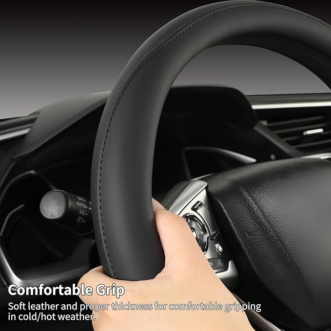 Car Steering Wheel Cover for Chevy for Silverado 1500 2500 3500, Tahoe, Equinox,Traverse,Colorado, Automative Accessories for