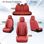 Coverado Car Seat Covers Full Set, Seat Covers, Car Seat Cover, Car Seat Covers Front Seats Back Seat Cover, Waterproof Car S