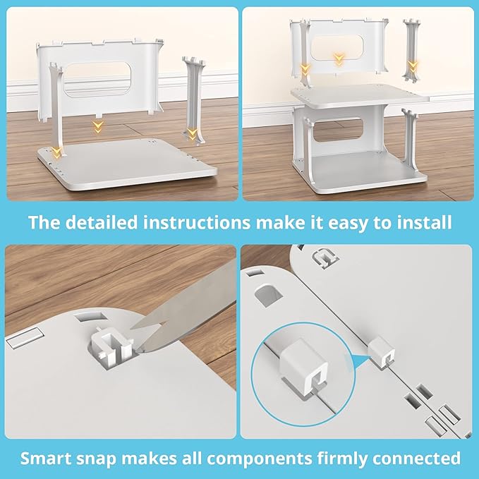 ZOINLIY Stackable Shoe Organizer for Closet, Small Shoe Rack for Entryway, Bedroom, Dorm Rooms, Free Standing Shoe Shelf, Pla